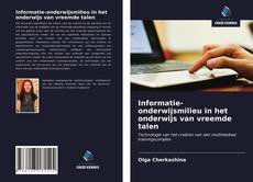Buchcover von Informatie-onderwijsmilieu in het onderwijs van vreemde talen