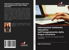 Capa do livro de Informazioni Ambiente educativo nell'insegnamento delle lingue straniere 