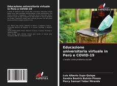 Portada del libro de Educazione universitaria virtuale in Perù e COVID-19