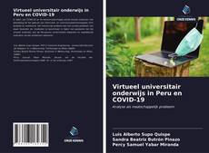 Capa do livro de Virtueel universitair onderwijs in Peru en COVID-19 