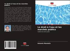 Bookcover of Le droit à l'eau et les marchés publics