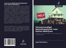 Buchcover von Vereenvoudigd belastingstelsel voor kleine bedrijven