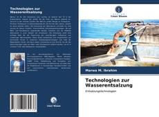 Capa do livro de Technologien zur Wasserentsalzung 