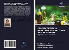 Обложка FARMACEUTISCH-ANALYTISCHE EVALUATIE VAN SESAMOLIE