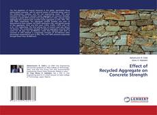 Buchcover von Effect of Recycled Aggregate on Concrete Strength