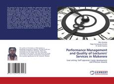 Buchcover von Performance Management and Quality of Lecturers' Services in Makerere