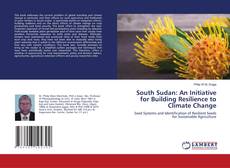 Buchcover von South Sudan: An Initiative for Building Resilience to Climate Change