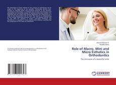 Buchcover von Role of Macro, Mini and Micro Esthetics in Orthodontics