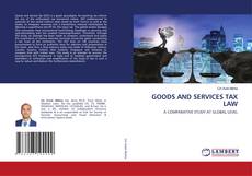 Copertina di GOODS AND SERVICES TAX LAW