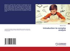 Couverture de Introduction to complex analysis