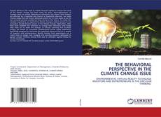 Copertina di THE BEHAVIORAL PERSPECTIVE IN THE CLIMATE CHANGE ISSUE