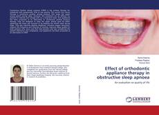Buchcover von Effect of orthodontic appliance therapy in obstructive sleep apnoea