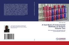 Buchcover von A Text Book of Instrumental Methods of Analysis Volume Two