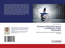 Buchcover von Provision Of Quality Service In Ethiopian Public Universities