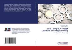 Copertina di Java - Simple, Concept Oriented, and Programming