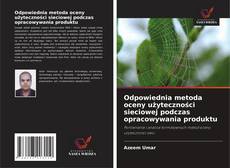 Portada del libro de Odpowiednia metoda oceny użyteczności sieciowej podczas opracowywania produktu