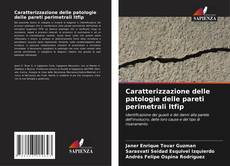 Capa do livro de Caratterizzazione delle patologie delle pareti perimetrali Itfip 