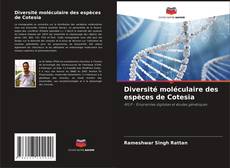 Couverture de Diversité moléculaire des espèces de Cotesia