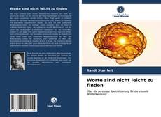 Couverture de Worte sind nicht leicht zu finden