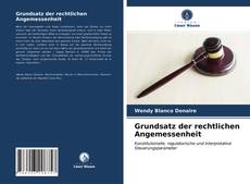 Bookcover of Grundsatz der rechtlichen Angemessenheit