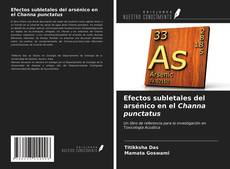 Buchcover von Efectos subletales del arsénico en el Channa punctatus