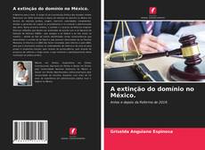 Bookcover of A extinção do domínio no México.