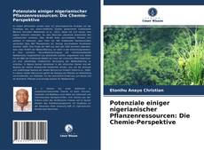 Capa do livro de Potenziale einiger nigerianischer Pflanzenressourcen: Die Chemie-Perspektive 