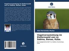 Portada del libro de Vogelversammlung im Kiefernwald von La Sabina, Banao, Kuba.