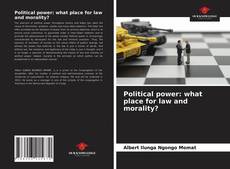 Political power: what place for law and morality?的封面