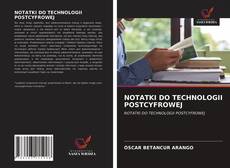 Capa do livro de NOTATKI DO TECHNOLOGII POSTCYFROWEJ 