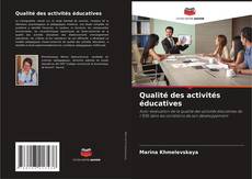 Buchcover von Qualité des activités éducatives