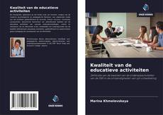 Couverture de Kwaliteit van de educatieve activiteiten