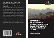 IMPATTI DEL PROGRAMMA DI RIFORMA ECONOMICA SULLE ISTITUZIONI RURALI A LIVELLO LOCALE的封面