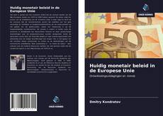 Couverture de Huidig monetair beleid in de Europese Unie