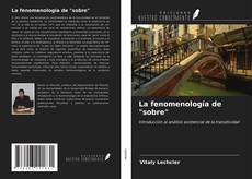 Couverture de La fenomenología de "sobre"