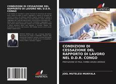 Bookcover of CONDIZIONI DI CESSAZIONE DEL RAPPORTO DI LAVORO NEL D.D.R. CONGO