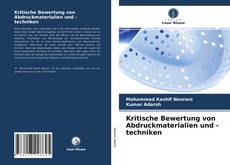 Capa do livro de Kritische Bewertung von Abdruckmaterialien und -techniken 