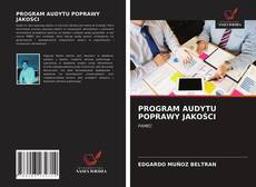 Bookcover of PROGRAM AUDYTU POPRAWY JAKOŚCI