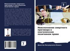 Обложка Неисполнение смертного приговора в конголезском позитивном праве