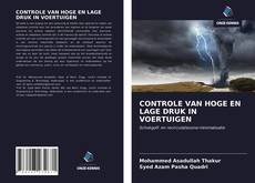 Bookcover of CONTROLE VAN HOGE EN LAGE DRUK IN VOERTUIGEN