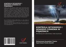 Buchcover von KONTROLA WYSOKIEGO I NISKIEGO CIŚNIENIA W POJAZDACH