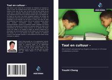 Taal en cultuur - kitap kapağı