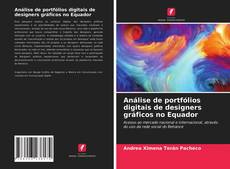 Capa do livro de Análise de portfólios digitais de designers gráficos no Equador 