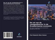Buchcover von De rol van de vastgoedsector in de Ecuadoriaanse economie