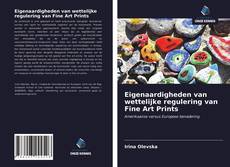 Bookcover of Eigenaardigheden van wettelijke regulering van Fine Art Prints