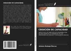 Buchcover von CREACIÓN DE CAPACIDAD