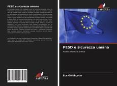 Portada del libro de PESD e sicurezza umana