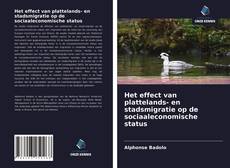 Het effect van plattelands- en stadsmigratie op de sociaaleconomische status的封面