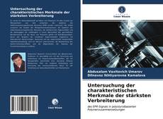 Copertina di Untersuchung der charakteristischen Merkmale der stärksten Verbreiterung