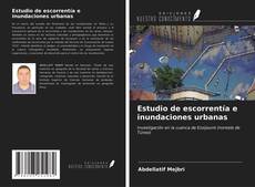 Bookcover of Estudio de escorrentía e inundaciones urbanas
